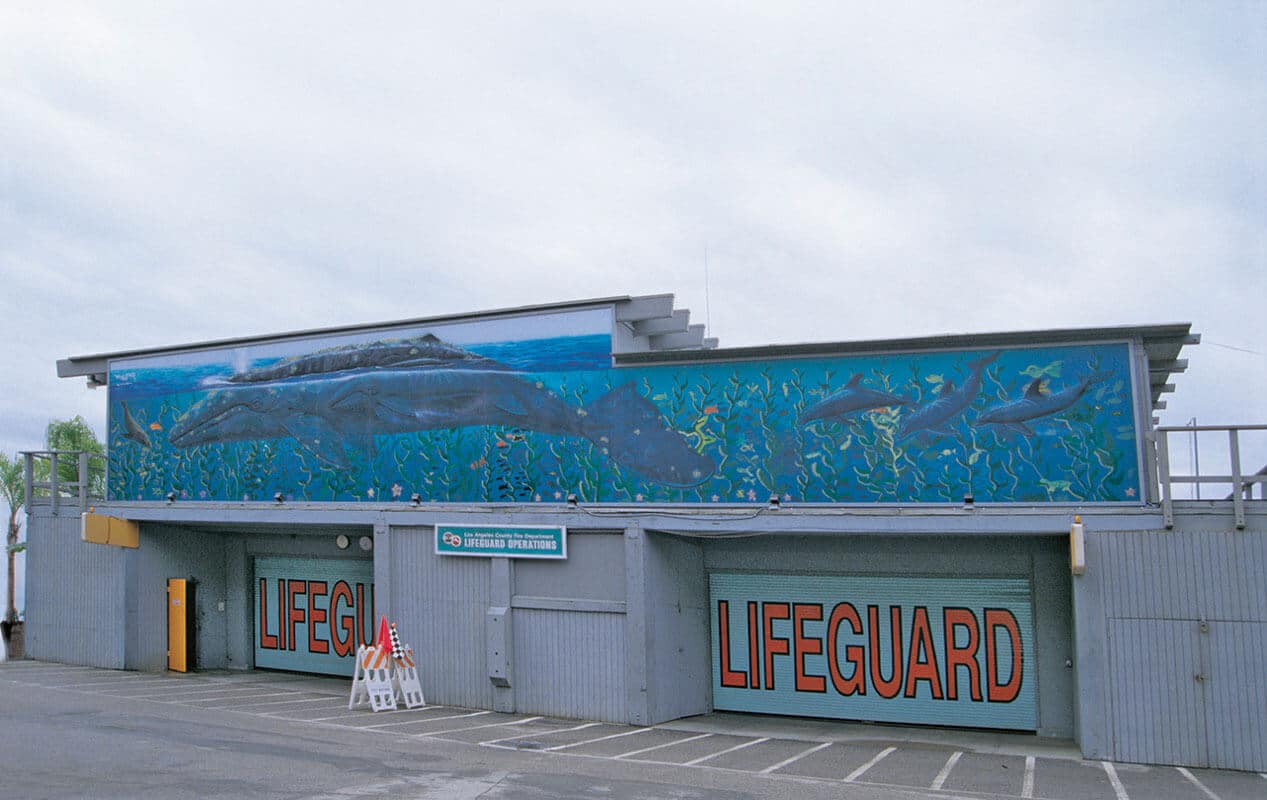 Santa Monica, California Wyland Whaling Wall #79 “Santa Monica’s Marine Life”