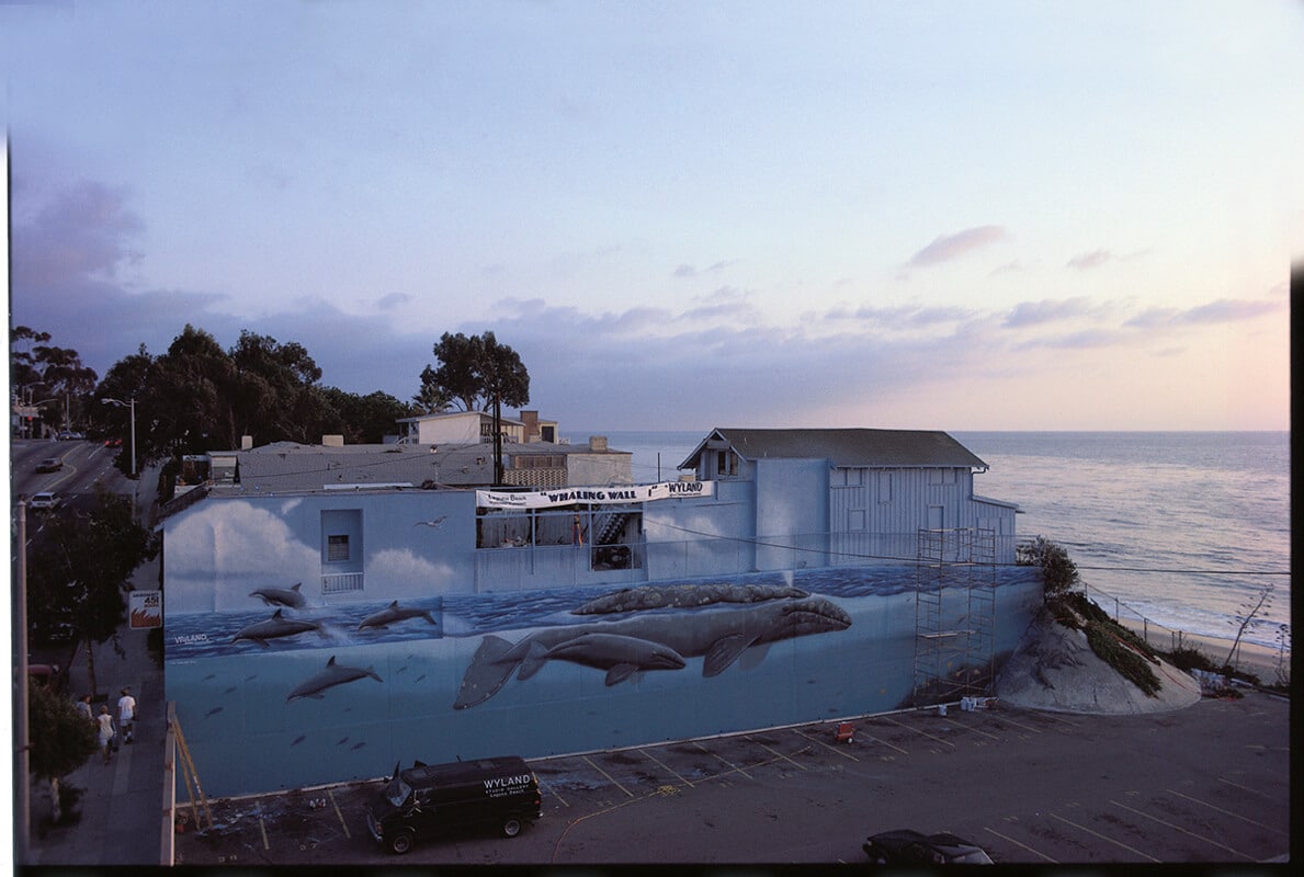 Laguna Beach Wyland Whaling Wall #1 “Gray Whale and Calf”