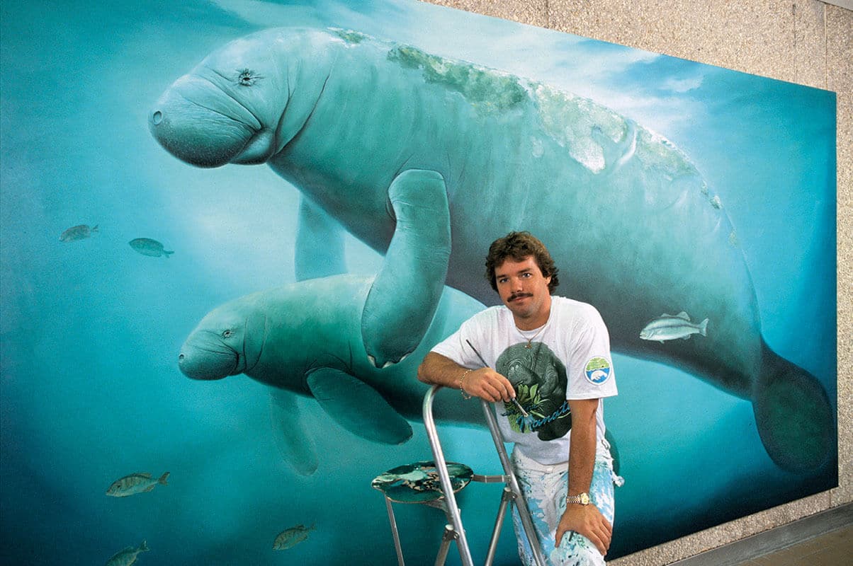 Orlando Wyland Whaling Wall #10 “Manatees”