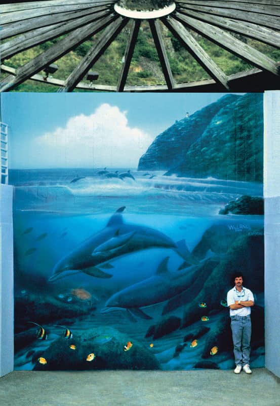 Oahu Wyland Whaling Wall #15 “Dolphins of Makapuu Point”