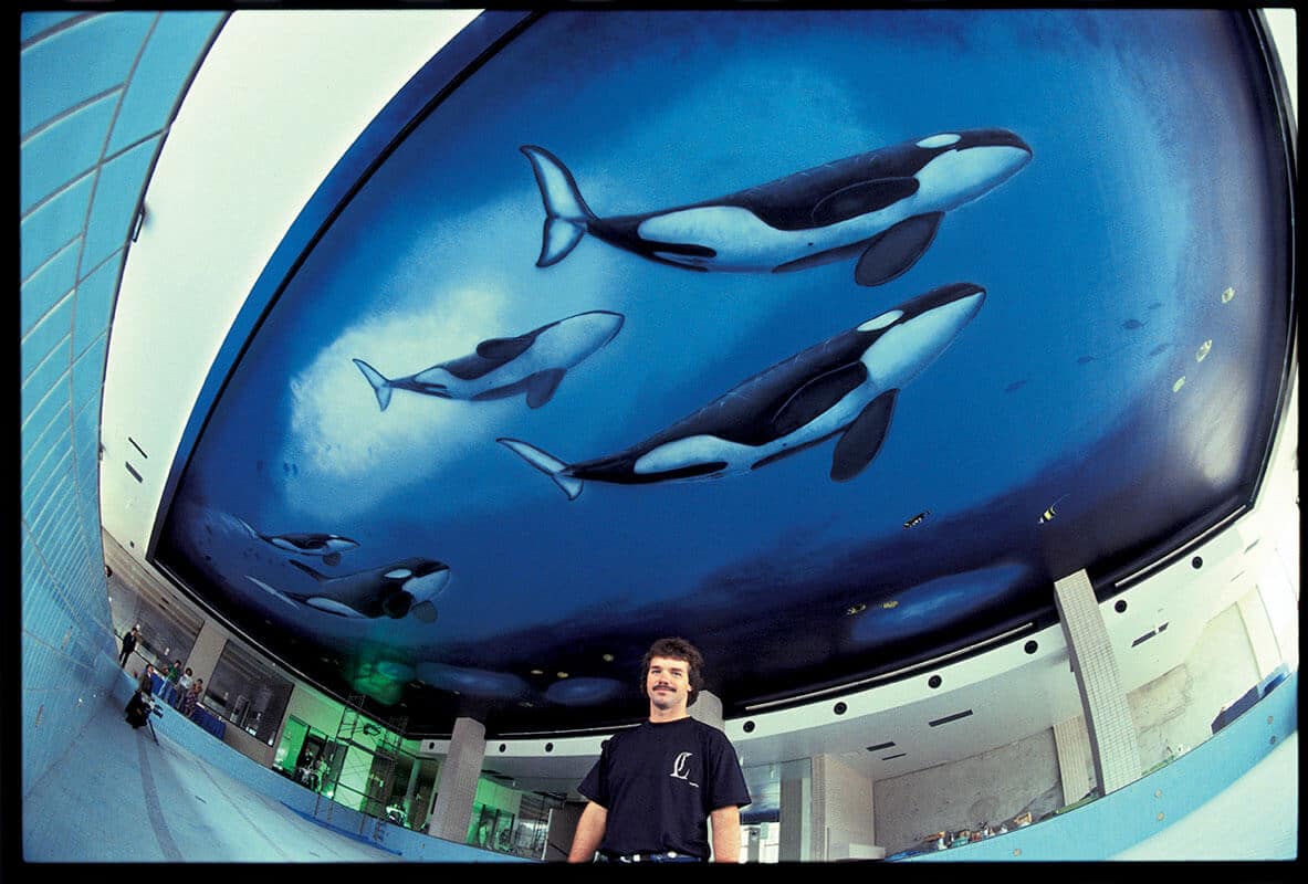 Yamagata Wyland Whaling Wall #22 “Orca Heaven”