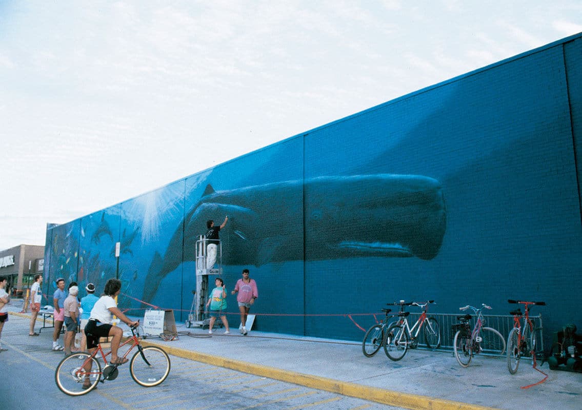 Wyland Whaling Wall #26 “Sperm Whales & Florida Keys Reef”