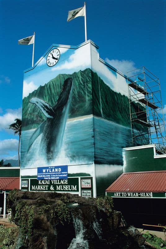 Kauai, Wyland Whaling Wall #28 “A Time for Conservation”