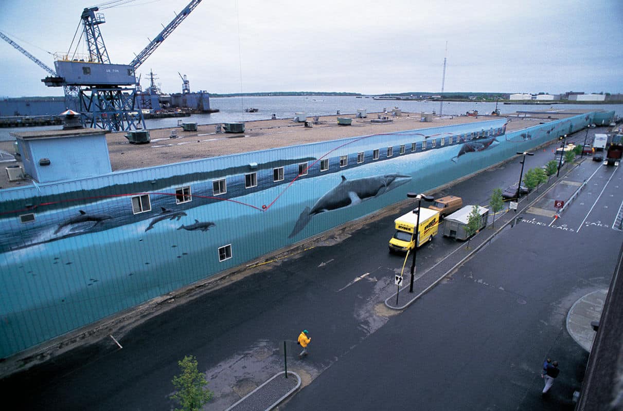 Portland Wyland Whaling Wall #36 “Whales off the Coast of Maine”