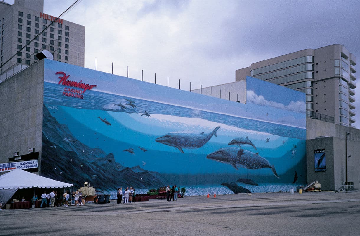 New Orleans, Louisiana Wyland Whaling Wall #69 “The Blues Whales”