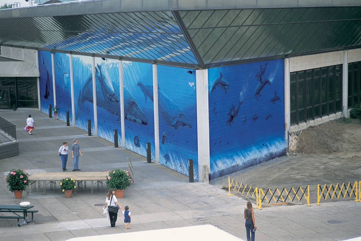 Apple Valley, Minnesota Wyland Whaling Wall #71 “Our Ocean Family”