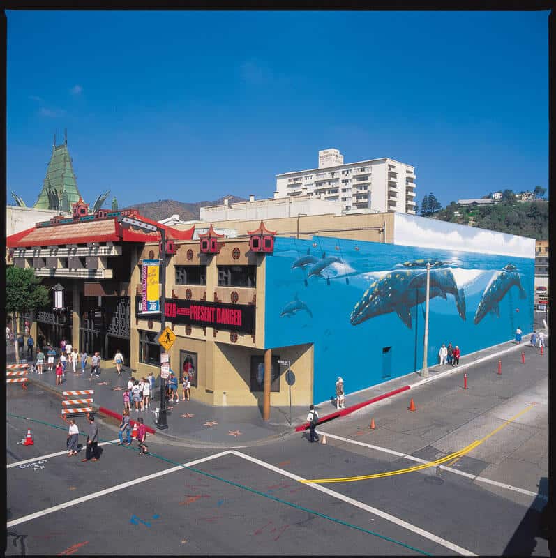 Hollywood, California Wyland Whaling Wall #62 “Celebrating Gray Whales”