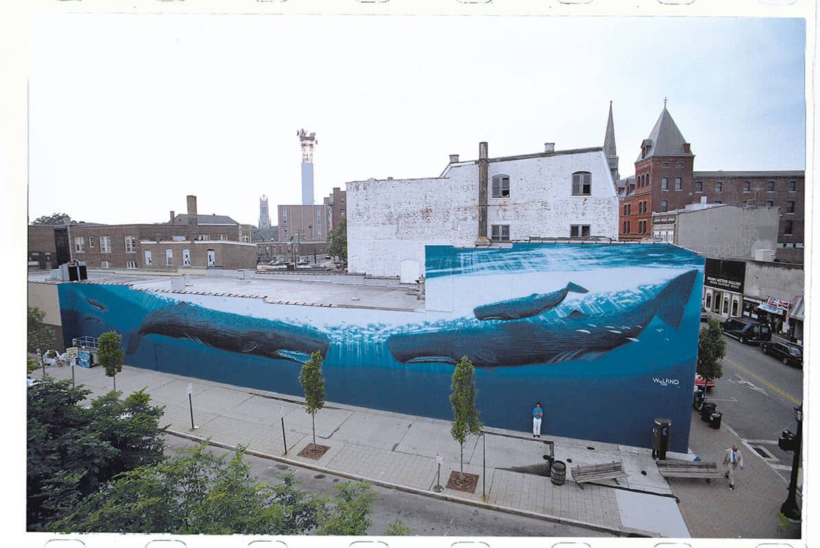 New London Wyland Whaling Wall #41 “The Great Sperm Whales”