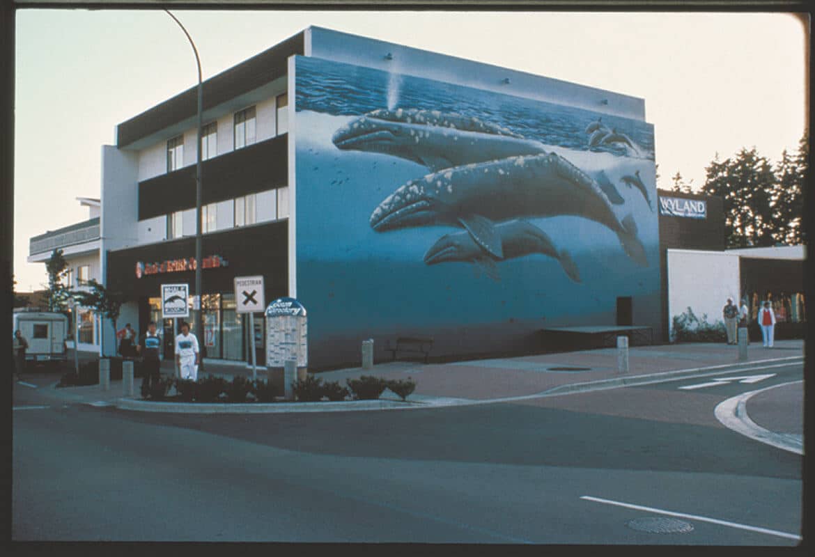 White Rock Wyland Whaling Wall #4 “The Gray Whale Family”