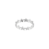 Sterling Silver Sea Star Wreath Stackable Ring -Sz7