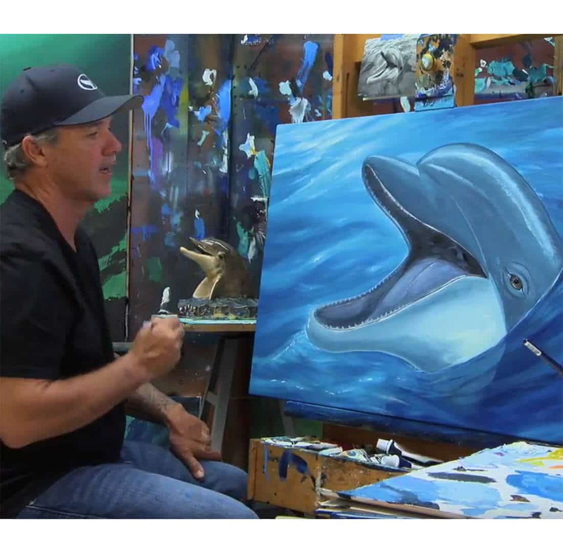 Wyland Dolphin Art