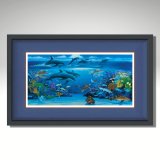 Wyland’s ‘Ocean Paradise’ – SN Framed Litho – Your Gift with Donation of