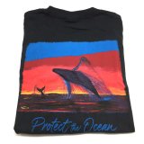 ‘Protect the Ocean’ T-Shirt – Wyland Abstract Whale Art