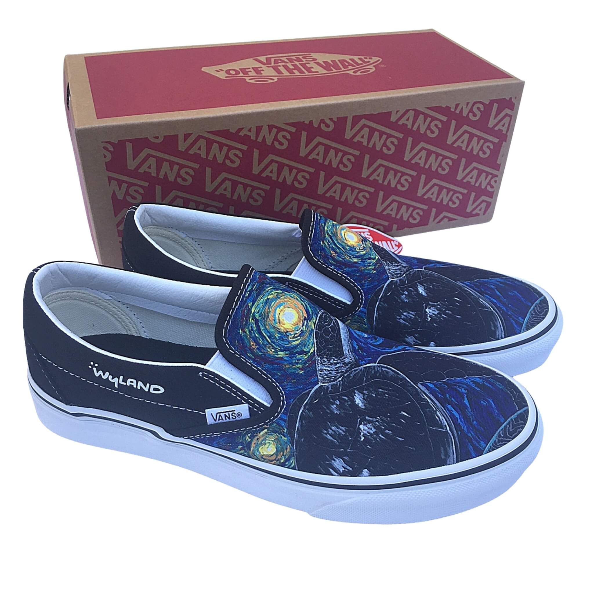 Vans x Wyland 'Sea Turtle Starry Night' - Classic Slip-on Shoe - Wyland ...