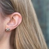 Wyland’s Sterling Silver Mini Sea Turtle Post Earrings