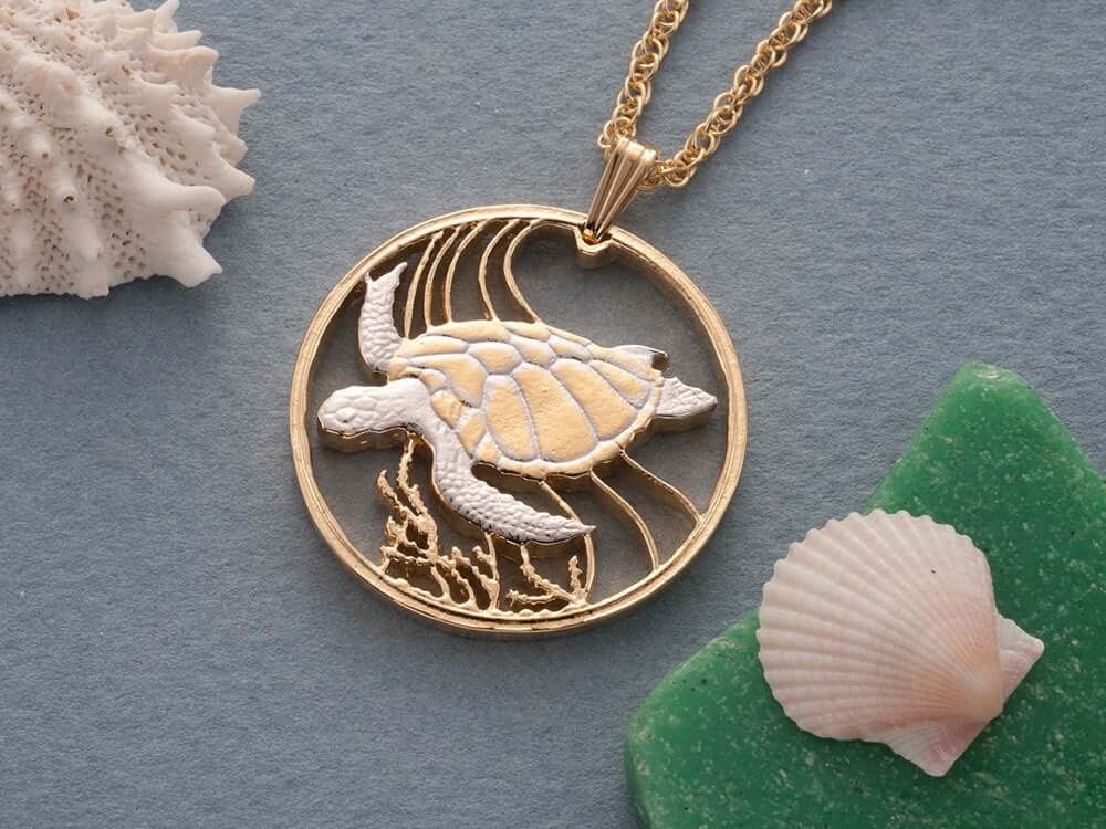 sea-turtle-pendant-and-necklace-jewelry-bermuda-one-dollar-coin-hand-cut-14-karat-gold-and-rhodium-plated-1-1-4-in-diameter-37-5f2850b2