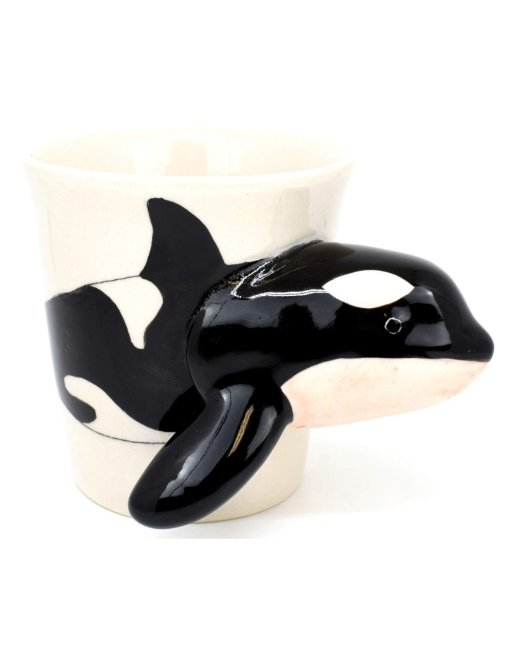Killer Whale Hand Painted Mug