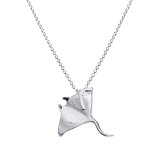 Wyland’s Sterling Silver Manta Ray Necklace