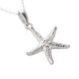 Sterling Silver Large Sea Star Necklace