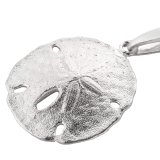 Sterling Silver Medium Sand Dollar Necklace