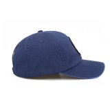 Washed Twill ‘Water is Life’ Whale Tail Adjustable Hat – Blue