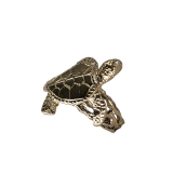 Sea Turtle Reef Ring – 14K Yellow Gold – Choose Size 6, 7 or 8