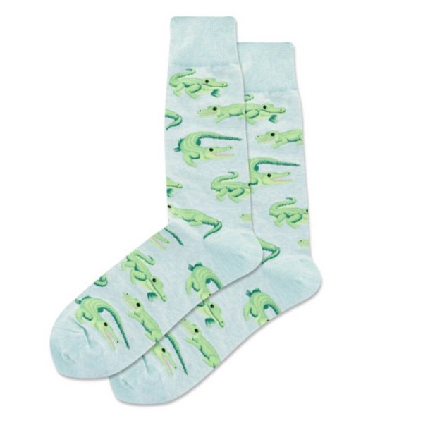 Alligator socks for men