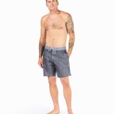 Stretch Hybrid Short with Whale Tail Print – Men’s