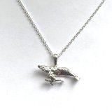 Mother and Baby California Gray Whale Necklace by Wyland
