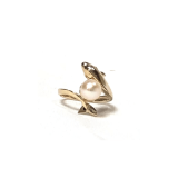 Dolphin pearl ring