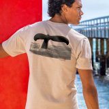 Wyland Whale Tail Screen T-shirt – Dyed Using Kona Coffee
