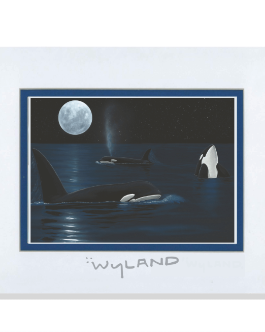 Wyland Art Orcas