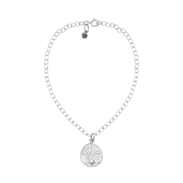 Sand dollar anklet