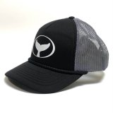 Whale Tail Logo Foamy Trucker Hat with Nautical Rope Trim