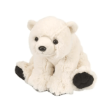 8″ Plush Stuffed Marine Animals – Seated Polar Bear Cub
