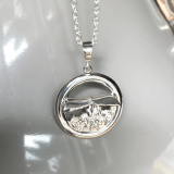 Reintroducing Wyland’s Sterling Silver 3D Whale Fluke Pendant Necklace