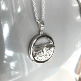 Reintroducing Wyland’s Sterling Silver 3D Whale Fluke Pendant Necklace