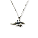 Reintroducing Wyland’s Sterling Silver Mom & Baby Dolphin Necklace