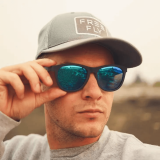 Polarized Ocean Plastic Sunglasses – Blue Reflector