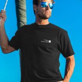 Surfers for Conservation T-shirt – Featuring Wyland’s  3-Dolphins