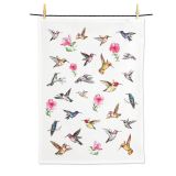 Printed Linen Tea Towels – Dragonflies, Monarch, or Hummingbirds