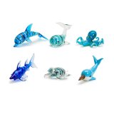 Shore Friends Miniature Glass Figurines – Choose from 6 Ocean Animals