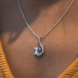 Sterling Silver Hammerhead Shark Necklace – Delicate