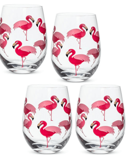 flamingo glasses