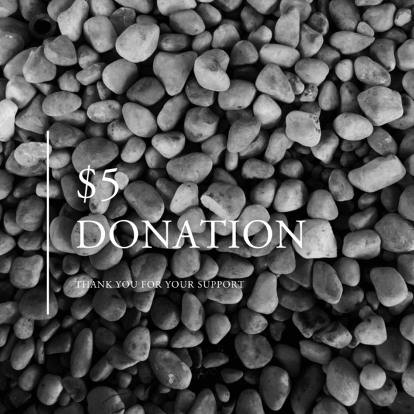 $5 DONATION - sub category to MAKE A DONATION