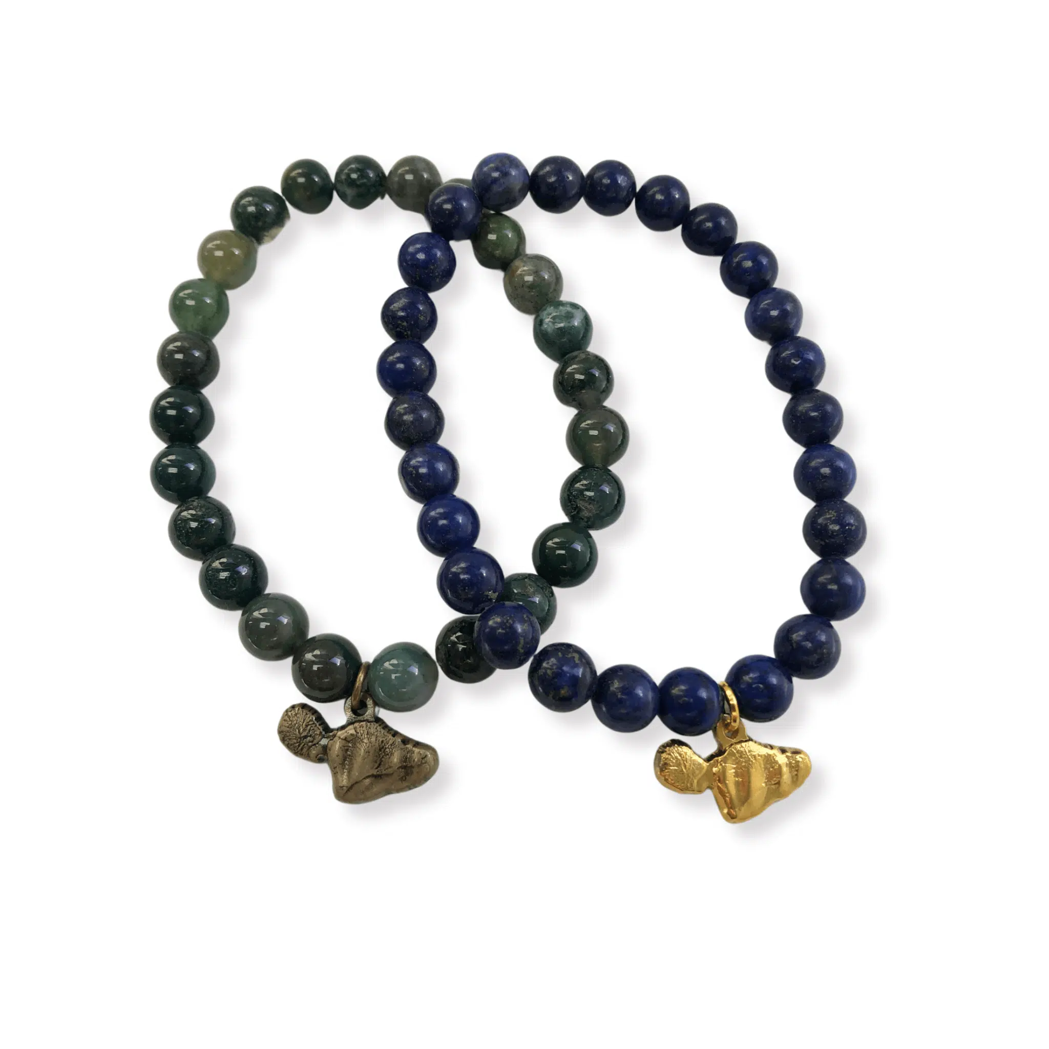 Moss Agate and Lapis - main