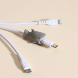 Protective Baby Shark – Silicone Phone Charging Cable Accessory