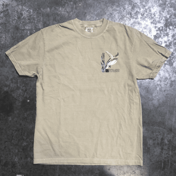 Wyland Sea Turtle Flight T-shirt - Washed-Khaki Garment Dye - Image 7