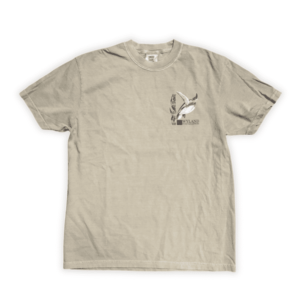 Wyland Sea Turtle Flight T-shirt - Washed-Khaki Garment Dye - Image 2