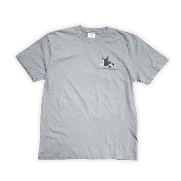 Wyland Orca T-shirt - Soft Granite Garment Dye - Image 2